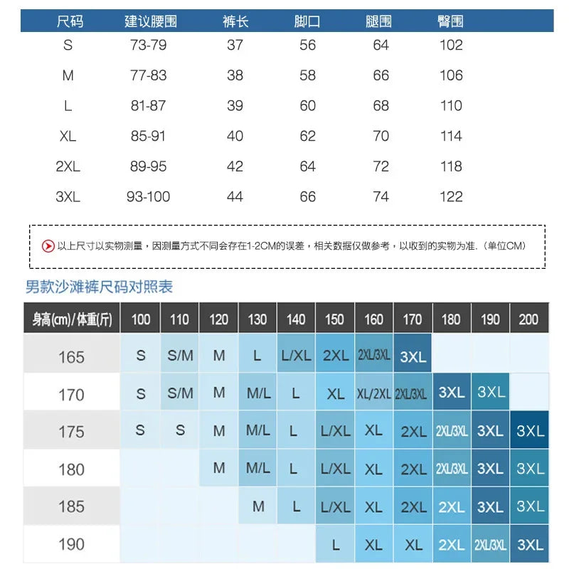Men's beach shorts, water color change, beach pants color sh swimming trunks, large size temperature quick change dry, sens E9G3