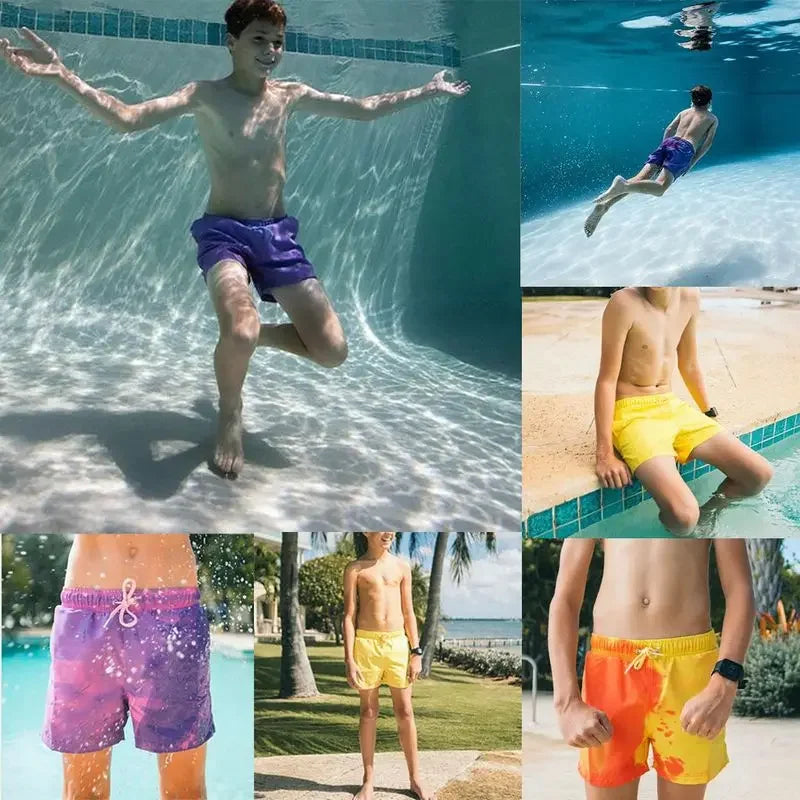 TENDLY™ Color-Shift Swim Shorts