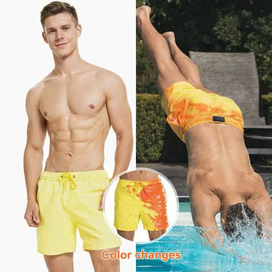 TENDLY™ Color-Shift Swim Shorts