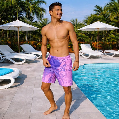 TENDLY™ Color-Shift Swim Shorts